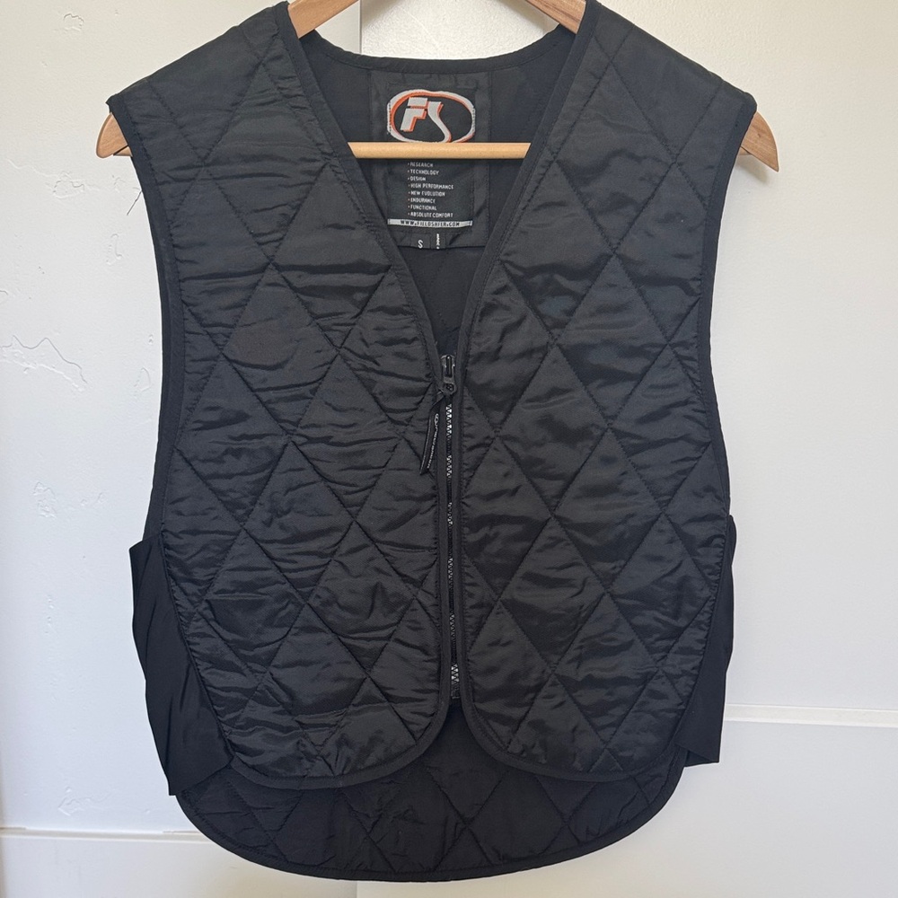 Black Quilted Cooling Vest